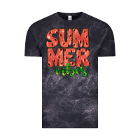 Cloud Black summer vibes Vintage Tee - JahusDesignShop