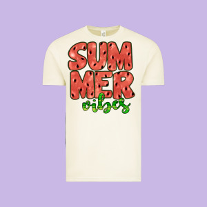 Summer Vibes Vintage Tee Designed By Jahusdesignshop