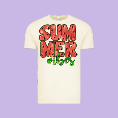 Summer Vibes Vintage Tee Designed By Jahusdesignshop