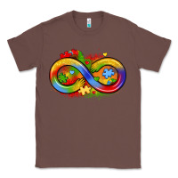 Chestnut infinity symbol autism Classic Tee - LillyAllenDesigns