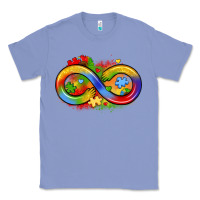 Colony Blue infinity symbol autism Classic Tee - LillyAllenDesigns