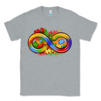 Heather Grey infinity symbol autism Classic Tee - LillyAllenDesigns