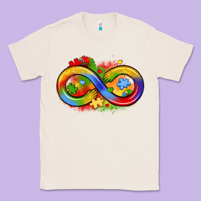 Infinity Symbol Autism Classic Tee Designed By Lillyallendesigns