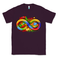 Plum infinity symbol autism Classic Tee - LillyAllenDesigns