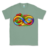 Sage infinity symbol autism Classic Tee - LillyAllenDesigns