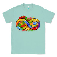 Seafoam infinity symbol autism Classic Tee - LillyAllenDesigns