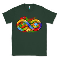 Sports Green infinity symbol autism Classic Tee - LillyAllenDesigns