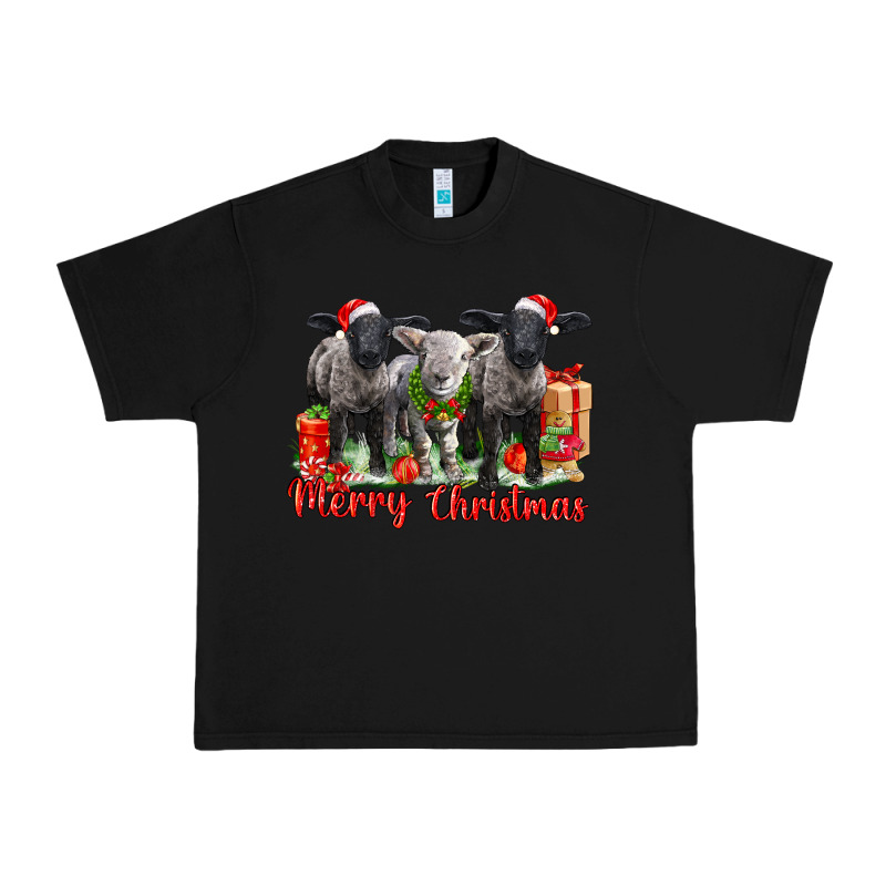 Merry Christmas Baby Sheeps Urban Heavy Tee by LillyAllenDesigns | Teevron