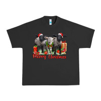 Pigment Black merry christmas baby sheeps Urban Heavy Tee - LillyAllenDesigns