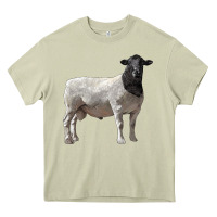 Mossy dorper sheep Heavy Core Tee - LillyAllenDesigns