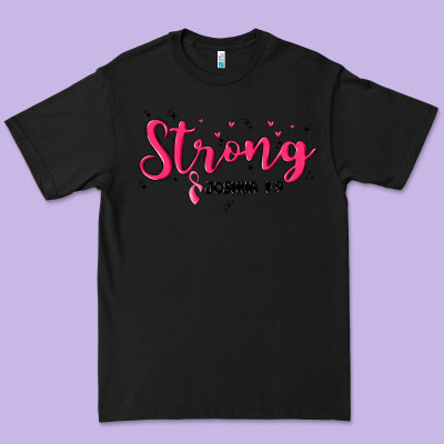 Strong Joshua 1 9 Premium Tee Designed By Maliassmallbusiness