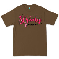 Cacao strong joshua 1 9 Premium Tee - MaliasSmallBusiness