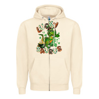 Sandshell Lucky Saurus Zipper Hoodie - CowGirlArtShop