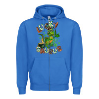 True Royal Lucky Saurus Zipper Hoodie - CowGirlArtShop