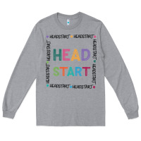 Heather Grey Head Start Printable Long Sleeve Tee - Bettercallsaul