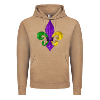 Vintage Coffee mardi gras fleur de lis Vintage Hoodie - LillyAllenDesigns