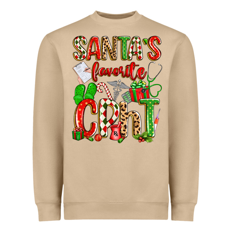 Santa's Favorite Cpht Heavyweight Sweatshirt by texasbilliewilder | Teevron