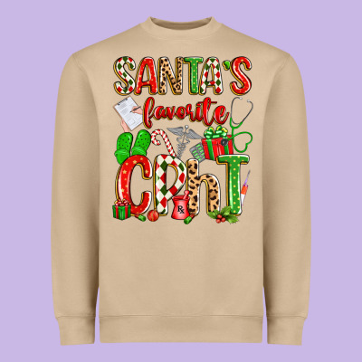 Santa's Favorite Cpht Heavyweight Sweatshirt Designed By Texasbilliewilder
