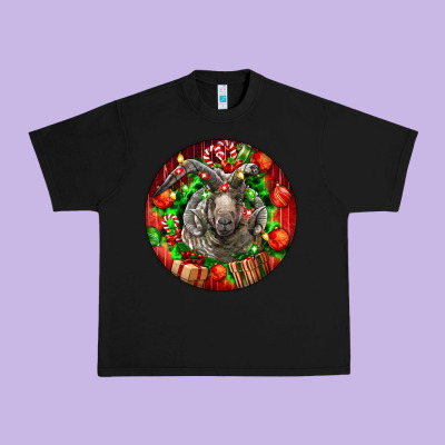 Christmas Navajo Churro Sheep Urban Heavy Tee Designed By Lillyallendesigns