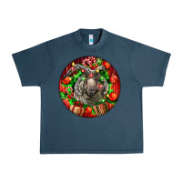 Midnight Navy christmas navajo churro sheep Urban Heavy Tee - LillyAllenDesigns