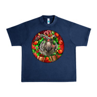 Navy christmas navajo churro sheep Urban Heavy Tee - LillyAllenDesigns
