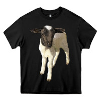 Black dorper baby sheep Heavy Core Tee - LillyAllenDesigns