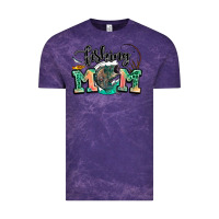 Cloud Purple fishing mom Vintage Tee - LillyAllenDesigns
