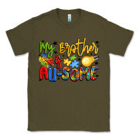 Army Green my brother is au some Classic Tee - LillyAllenDesigns