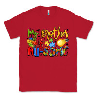 Red my brother is au some Classic Tee - LillyAllenDesigns