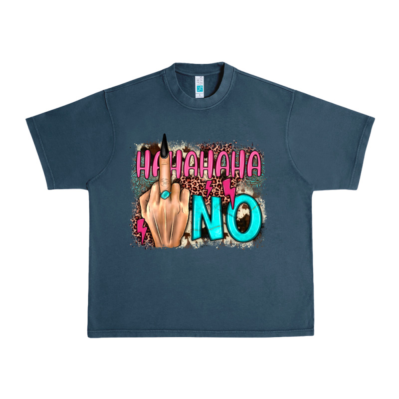 Hahahaha No Leopard Cowhide Urban Heavy Tee by JahusDesignShop | Teevron