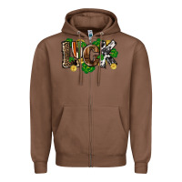 Chestnut Western luck St. Patrick's Day Zipper Hoodie - CowGirlArtShop