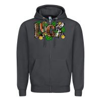 Smoke Western luck St. Patrick's Day Zipper Hoodie - CowGirlArtShop