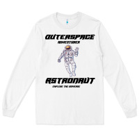 White Outer Space Adventurer Astronaut Long Sleeve Tee - Bettercallsaul