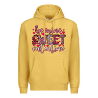 Antique Gold be mine sweet valentine Premium Hoodie - OliviaCreatesArt