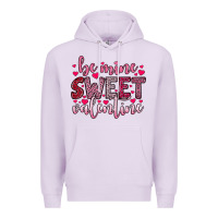 Lilac be mine sweet valentine Premium Hoodie - OliviaCreatesArt