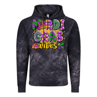 Cloud Black mardi gras vibes Vintage Hoodie - LillyAllenDesigns