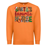 Carrot Santa's Favorite Nurse Premium Sweatshirt - BundleAndBundleShop