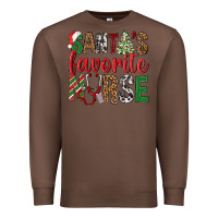 Chestnut Santa's Favorite Nurse Premium Sweatshirt - BundleAndBundleShop
