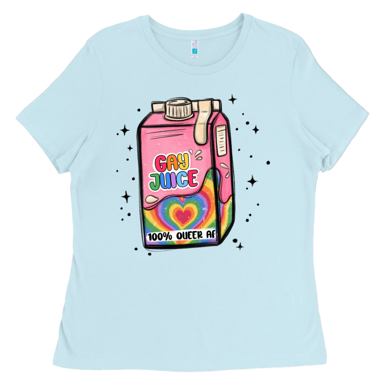 Gay Juice Ladies Tee by MaliasSmallBusiness | Teevron