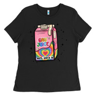 Black gay juice Ladies Tee - MaliasSmallBusiness