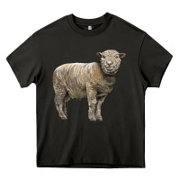 Asphalt southdown sheep Heavy Core Tee - LillyAllenDesigns
