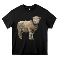 Black southdown sheep Heavy Core Tee - LillyAllenDesigns