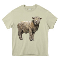 Mossy southdown sheep Heavy Core Tee - LillyAllenDesigns