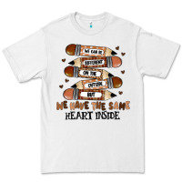 White we have the same heart inside Premium Tee - MaliasSmallBusiness