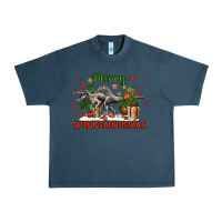 Midnight Navy merry spinosaurusmas Urban Heavy Tee - LillyAllenDesigns