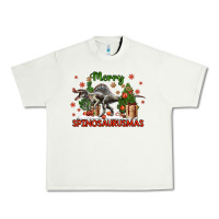 Pistachio merry spinosaurusmas Urban Heavy Tee - LillyAllenDesigns