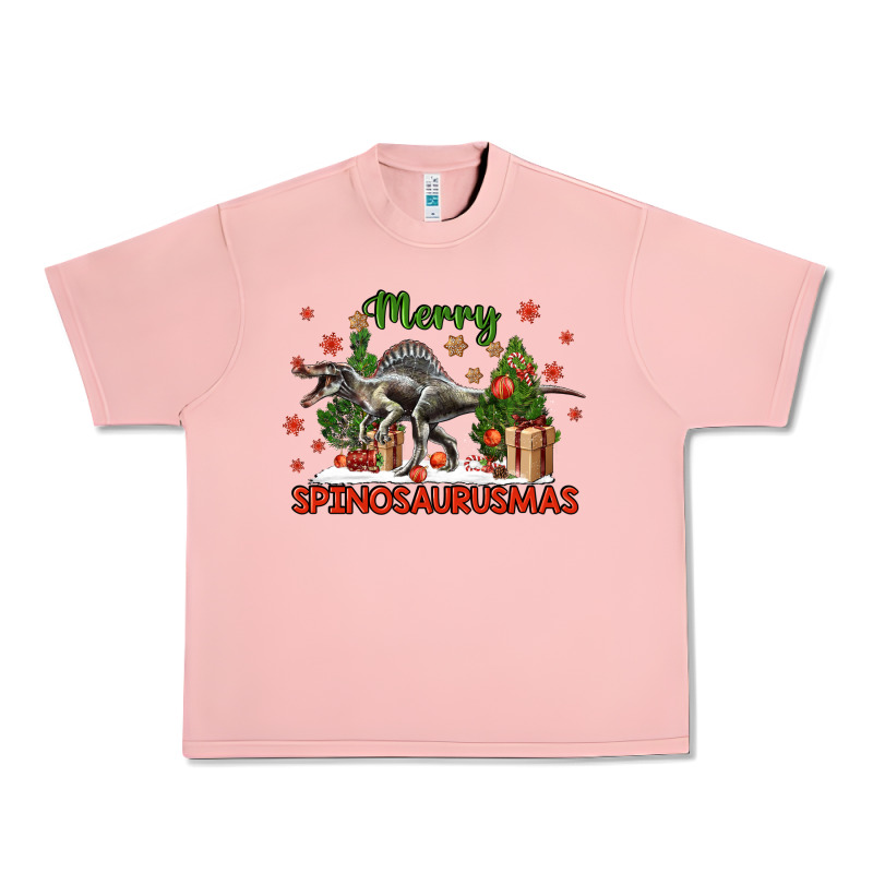 Merry Spinosaurusmas Urban Heavy Tee by LillyAllenDesigns | Teevron