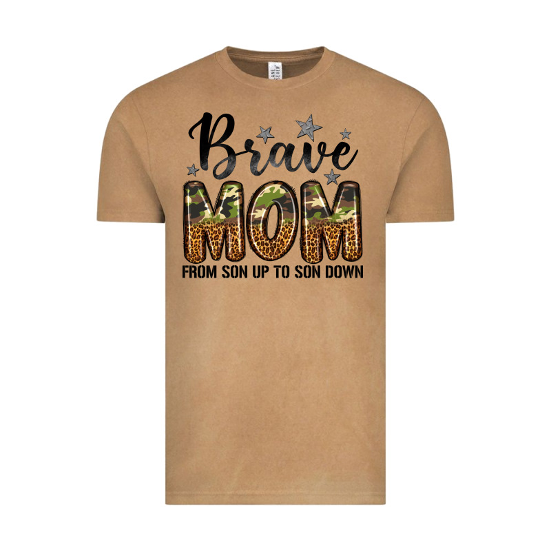 Brave Mom From Son Up To Son Down Vintage Tee by LillyAllenDesigns | Teevron
