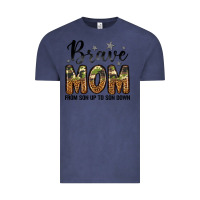 Vintage Denim brave mom from son up to son down Vintage Tee - LillyAllenDesigns