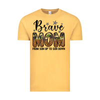Vintage Mustard brave mom from son up to son down Vintage Tee - LillyAllenDesigns
